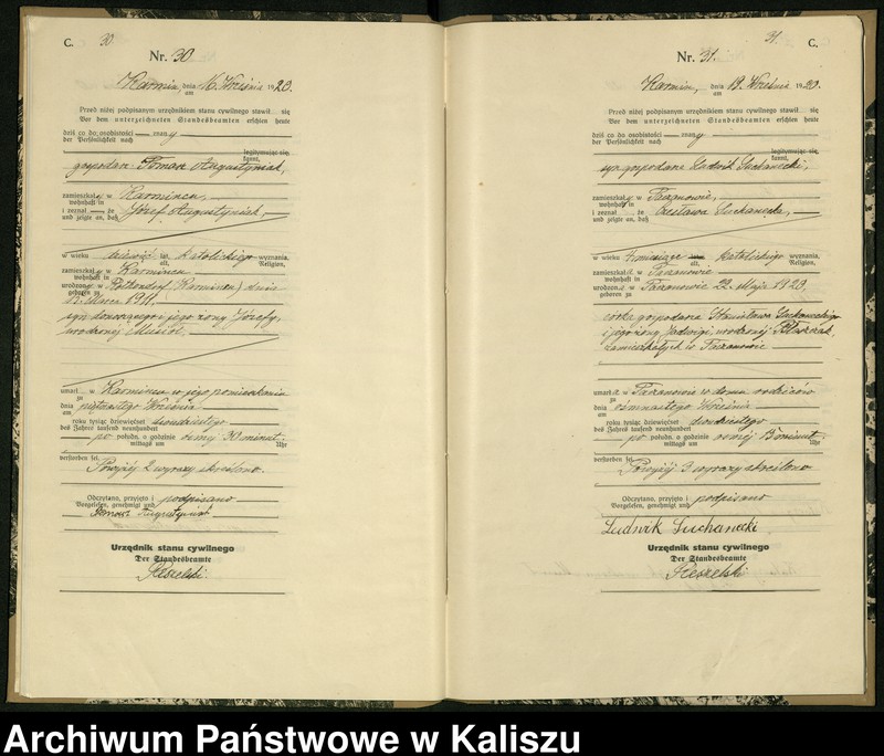 Obraz 19 z jednostki "[Księga zgonów]"
