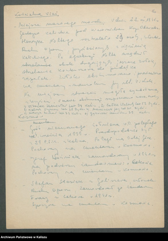 image.from.unit.number "Materiały dotyczące eksterminacji ludności oraz mogił zbiorowych na terenie województwa kaliskiego w latach 1939-1945"