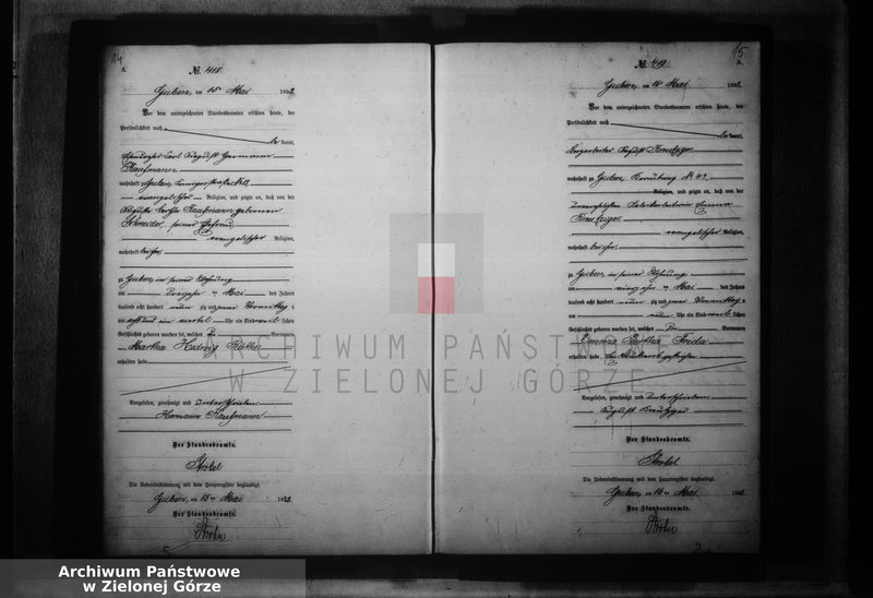 image.from.unit.number "Geburts-Neben-Register, Band II von No 405 bis No 798"