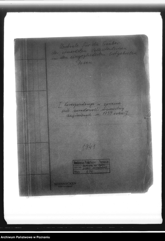 Obraz 4 z jednostki "Korespondencja w sprawie osób narodowości niemieckiej zaginionych w 1939 roku"
