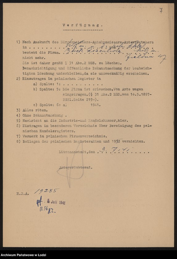 Obraz 9 z jednostki "Berek Rozenholc – piekarnia"