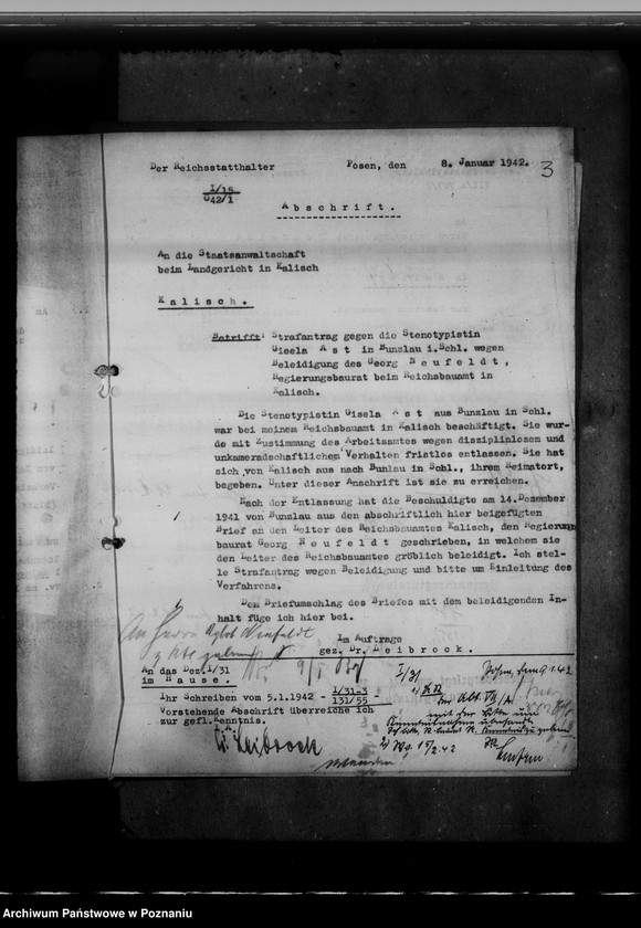 Obraz 7 z jednostki "Dienststrafgericht und Strafanträge gegen Angestellte"