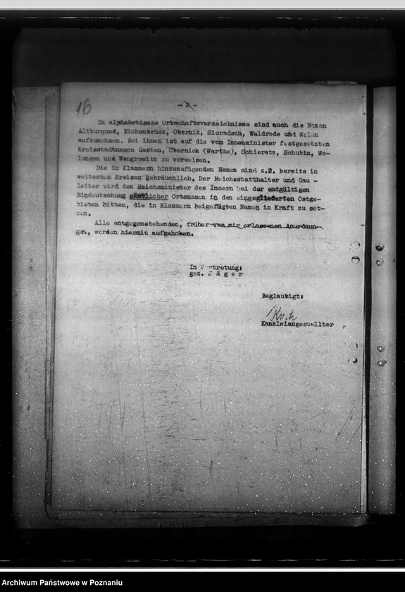 Obraz 20 z jednostki "Przepisy i korespondencja w sprawie dzienników urzędowych, ksiąg adresowanych itp.."