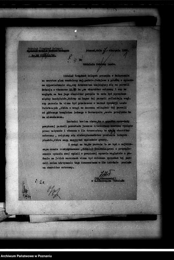 Obraz 6 z jednostki "Rozliczenie z gminą Połajewo odnośnie rozparcelowanego obszaru dworskiego Młynkowo powiatu czarnkowskiego"