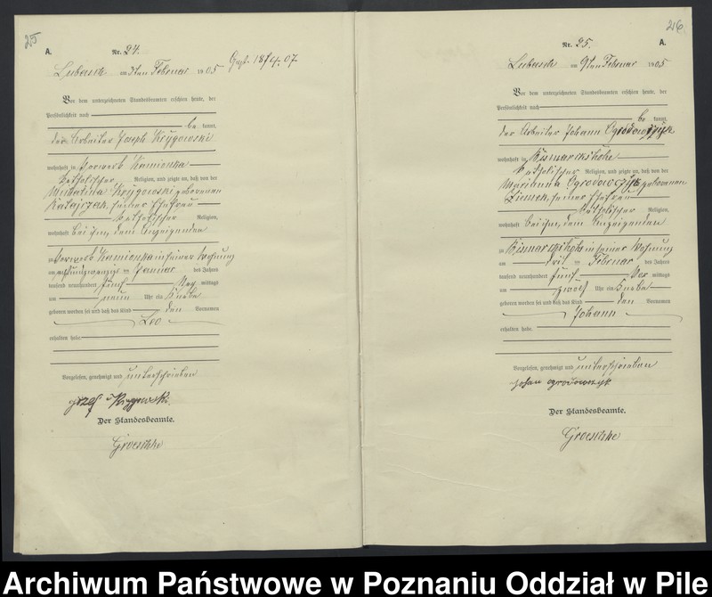 Obraz 16 z jednostki "Księga urodzeń"