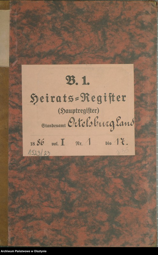 image.from.unit.number "Heiraths-Haupt-Register Nr 1 - 17"