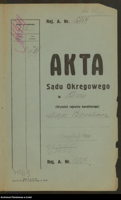 Obraz 2 z jednostki "Majer Izraelowicz- sklep rzeźniczy"