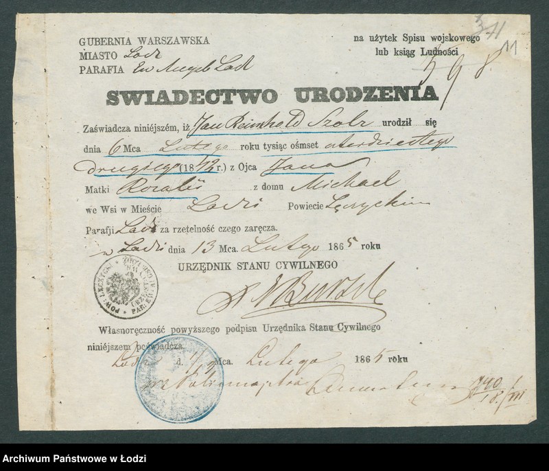 Obraz 13 z jednostki "[Aneksy od nr 726 do nr 740]"