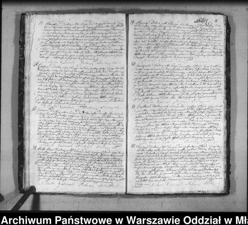 Obraz 14 z jednostki "Akta urodzin, małżeństw i zgonów"