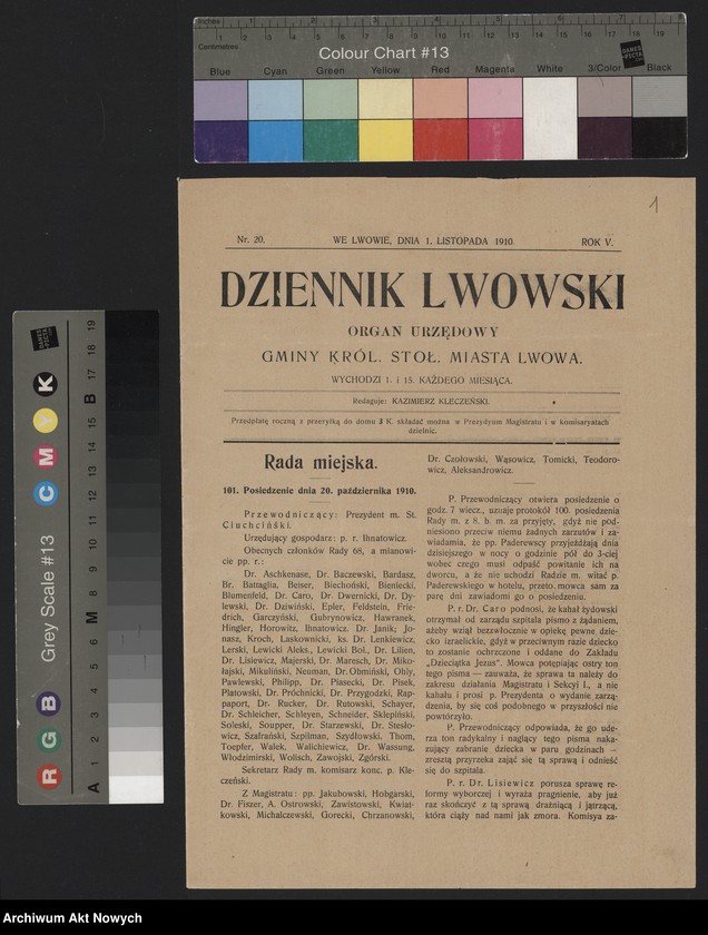 image.from.unit.number "Dzienniki: I. O Grunwaldzie, II. Festiwalu Chopina, III. Artykuły R. Morax