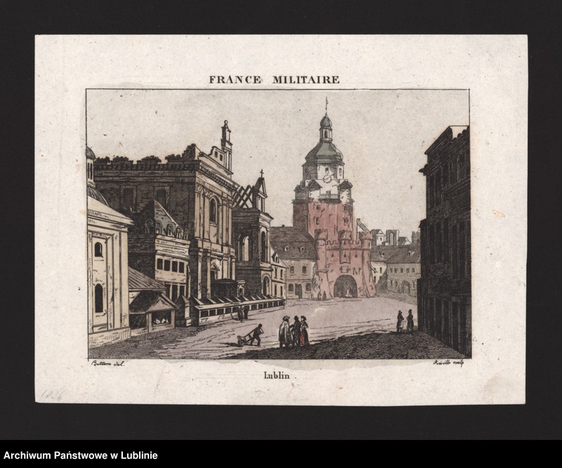 image.from.unit.number "France Militaire. Lublin [Plac Łokietka z Bramą Krakowską]"