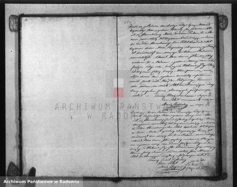 image.from.unit.number "Akta Stanu Cywilnego Wyzna[nia] Mojżeszowego Parafii Radom Urodzin, Małżeństwa i Zejścia z Roku 1830"