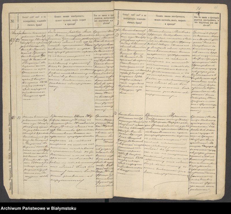 Obraz 14 z jednostki "[Akta małżeństw za lata 1894-1898]"