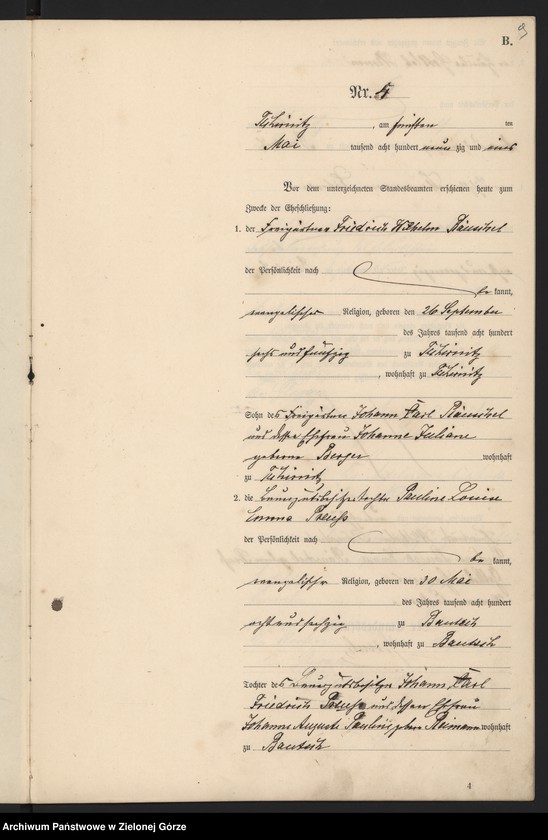 Obraz 11 z jednostki "Heiraths-Haupt-Register"