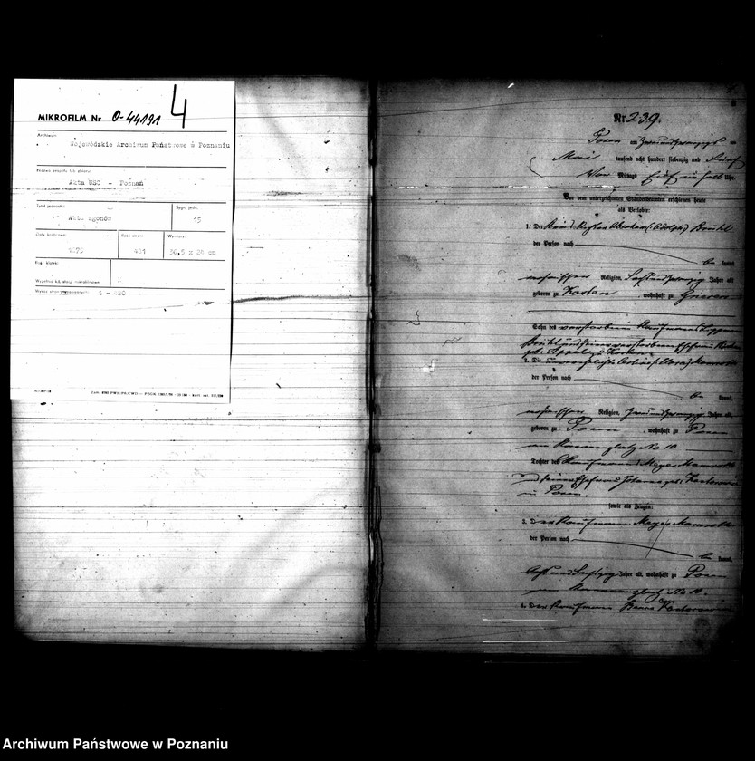 Obraz 3 z jednostki "Księga małżeństw"