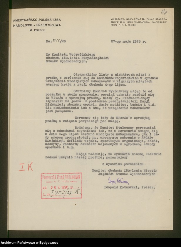 image.from.unit.number "[150-ta Rocznica Niepodległości Stanów Zjednoczonych - Organizacja Wojewódzkiego Komitetu Obchodu]"
