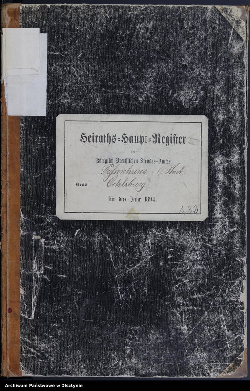 image.from.unit.number "Heiraths-Haupt-Register Nr 1 - 15"