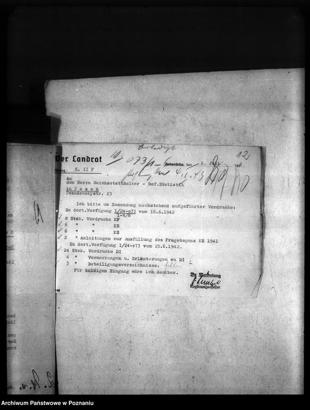 Obraz 16 z jednostki "Finanzstatistik (korespondencja)"