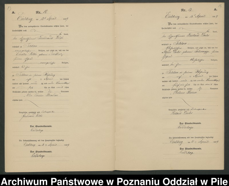Obraz 10 z jednostki "Księga urodzeń"