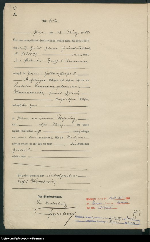 image.from.unit.number "Księga miejscowa urodzeń tom II [Rejestr główny urodzeń]"