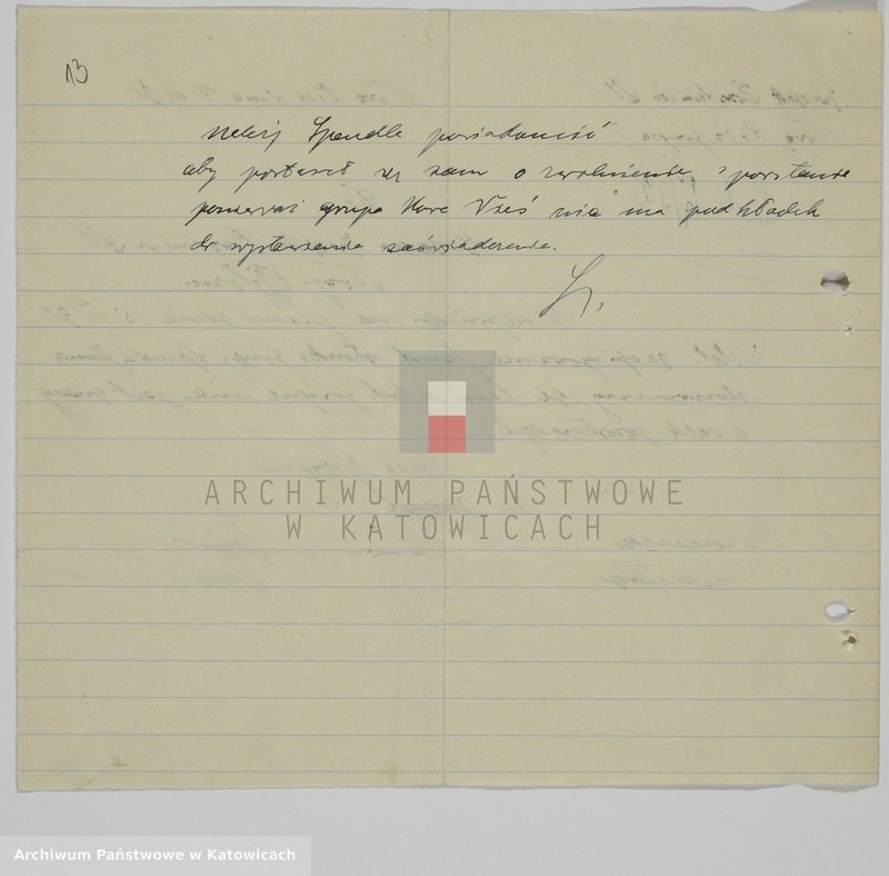 image.from.unit.number "Korespondencja w sprawach organizacyjnych grupy Nowy Bytom, t. I"