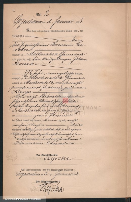 Obraz 5 z jednostki "Księga zgonów"