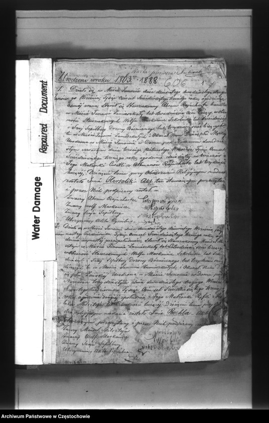 Obraz z jednostki "[Księga urodzeń z lat 1863-1888]"