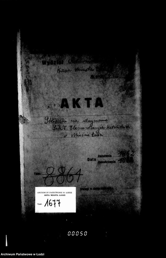 Obraz 4 z jednostki "Składki na utrzymanie szkół elementarnych katolickich w mieście Łodzi"