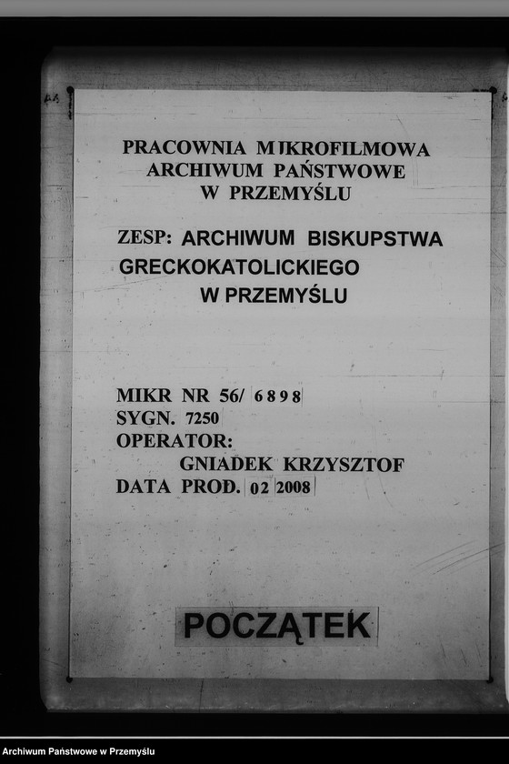 Obraz 1 z jednostki "[Kopie ksiąg metrykalnych parafii Czarna z filią Żołobek (dekanat Lutowiska)]"