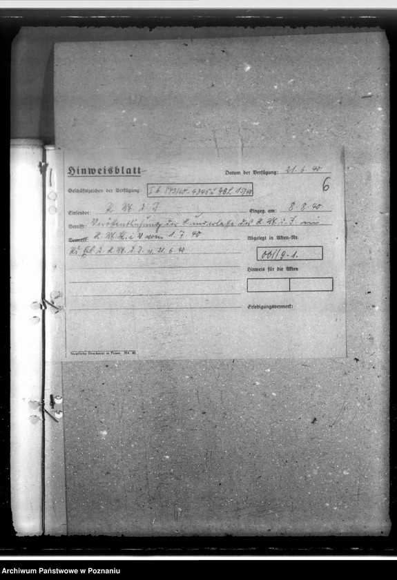 Obraz 10 z jednostki "Przepisy i korespondencja w sprawie dzienników urzędowych, ksiąg adresowanych itp.."