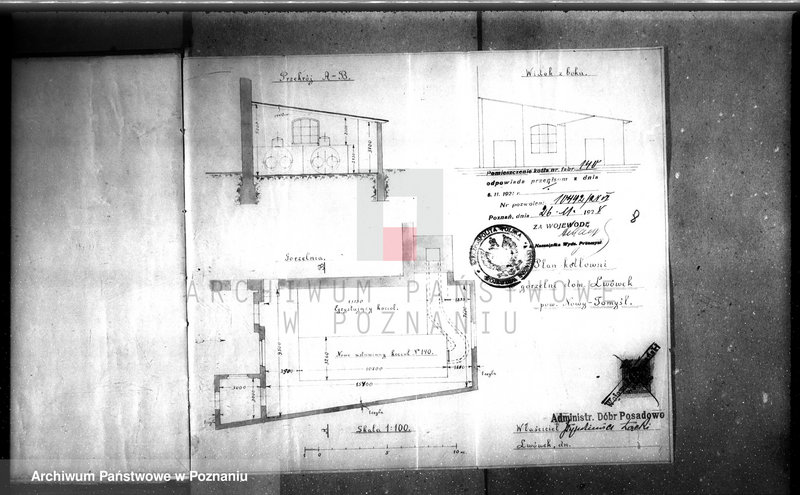 Obraz 14 z jednostki "Gorzelnia rolnicza maj. Lwówek, własność St. Łąskiego nr woj. kotła 6244"