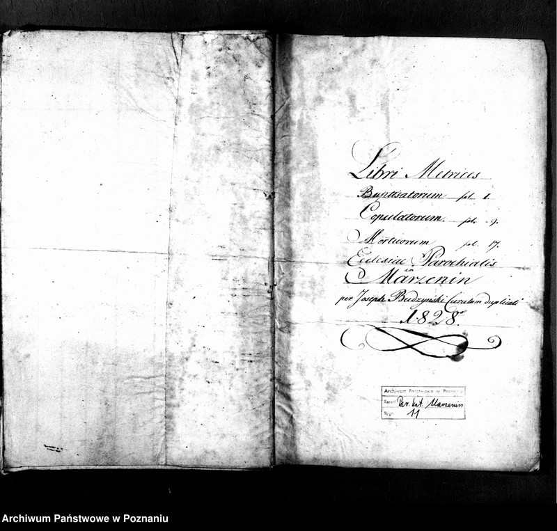 Obraz 2 z jednostki "Libri metrices baptisatorum, desponsatorum, mortuorum"