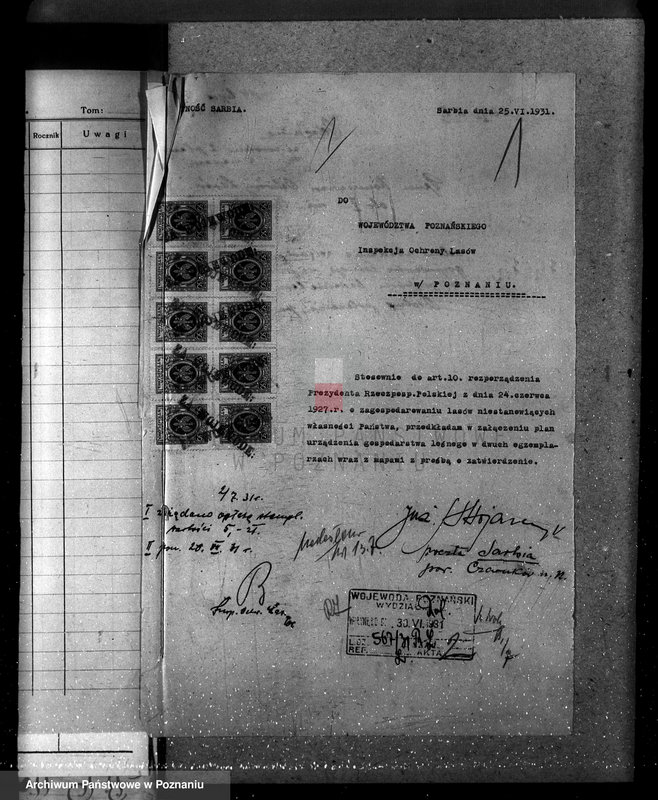 Obraz 6 z jednostki "Majętność leśna w Sarbii w powiecie czarnkowskim"