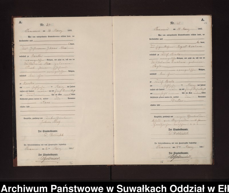 image.from.unit.number "Geburts-Neben-Register des Preussischen Standes-Amtes Neuhoff Kreis Loetzen"