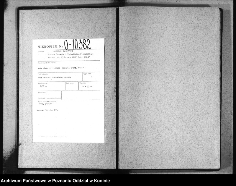 image.from.unit.number "Akta urodzeń, małżeństw i zejścia"