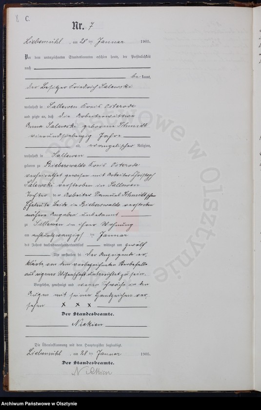 image.from.unit.number "Sterbe-Neben-Register Nr 1 - 87"