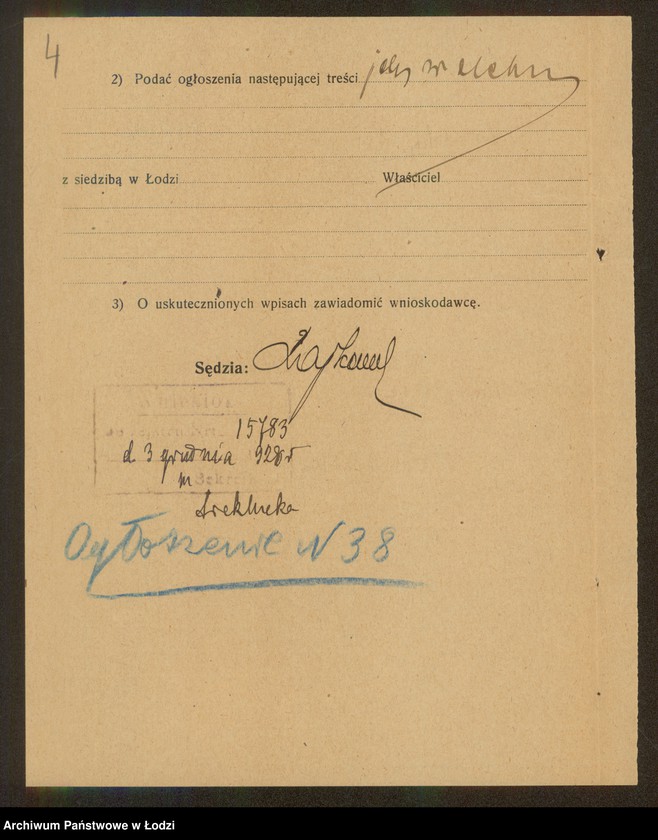 Obraz 6 z jednostki "Ruchla Adler – sprzedaż mięsa"