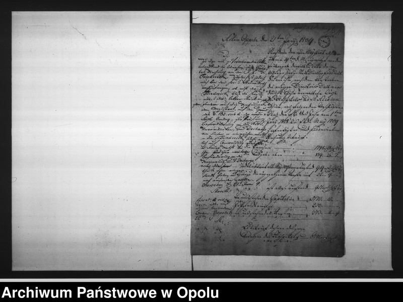 Obraz 5 z jednostki "Acta Specialia des Magistrats zu Oppeln wegen Abnahme der Rechnungen und Casse des Hospitals St: Alexi"