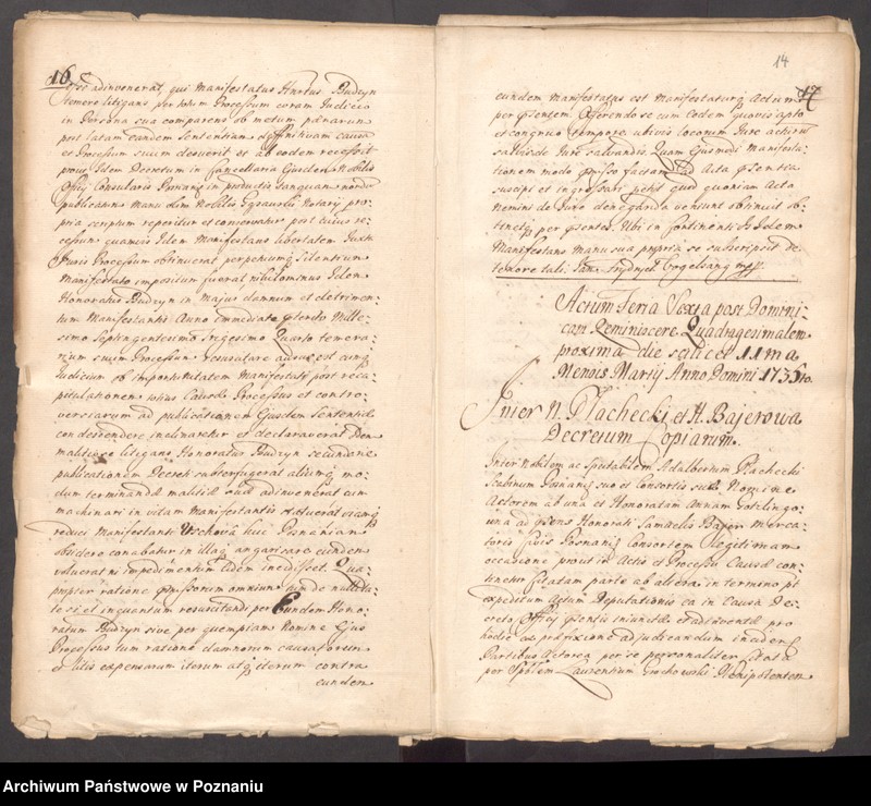 Obraz 15 z jednostki "Liber actorum officii consularis civitatis Posnaniae."