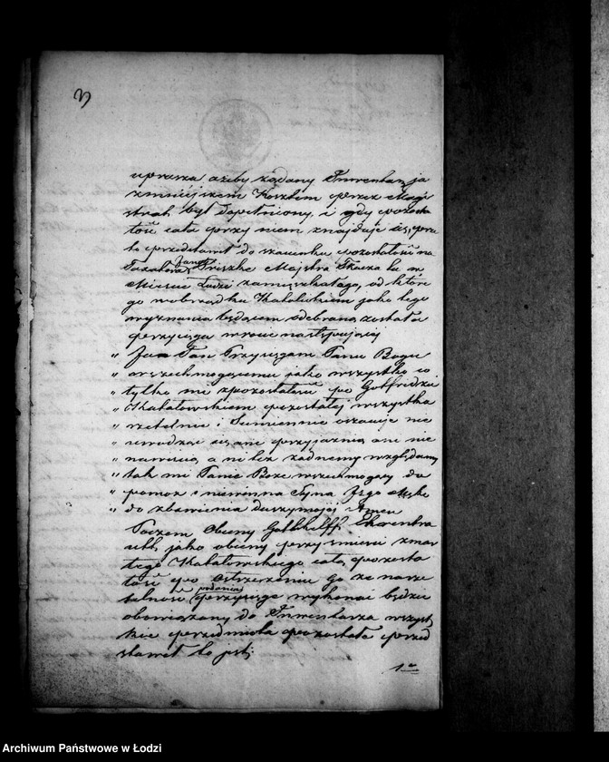 Obraz 7 z jednostki "Akta tyczące się spisu inwentarza pozostałości po zmarłym Gotfrydzie Katałowskim"