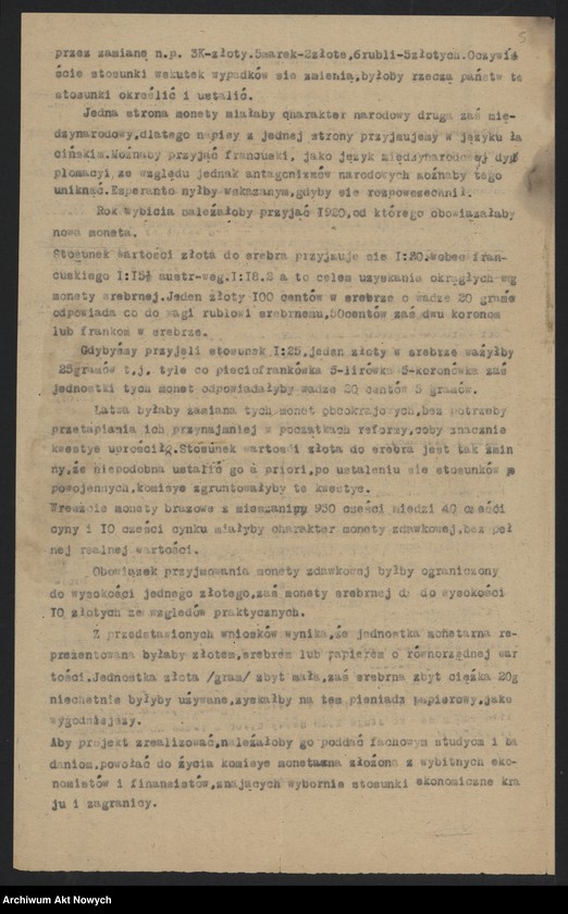 image.from.unit.number "Projekty usprawnienia gospodarki narodowej. Korespondencja. Protokół"