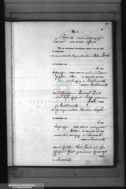 image.from.unit.number "[Pierwopis aktów małżeństw z 1880 roku]."