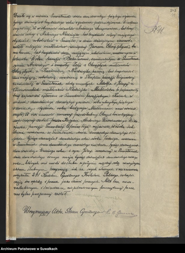 image.from.unit.number "Akty małżeństw 1930"