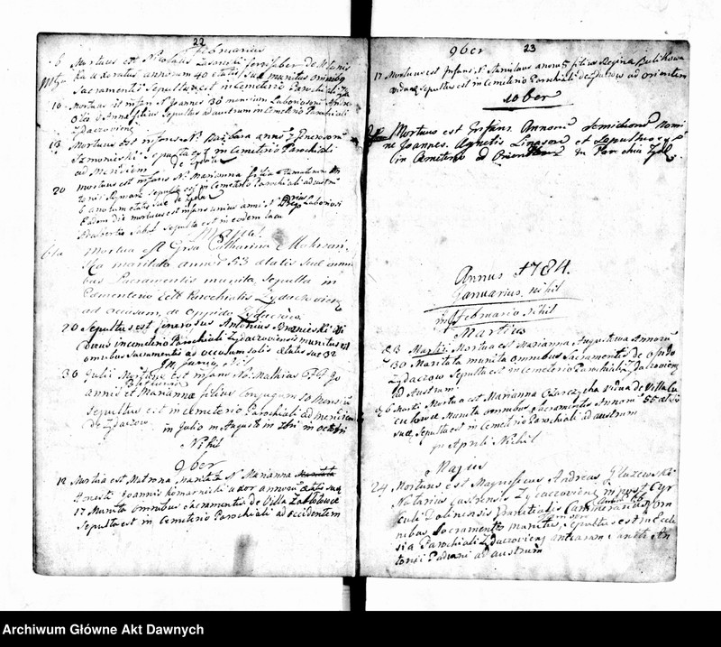 image.from.unit.number "Parafia: Żydaczów. Dekanat: Stryj. Księga metrykalna zgonów/pogrzebów dla całej parafii."