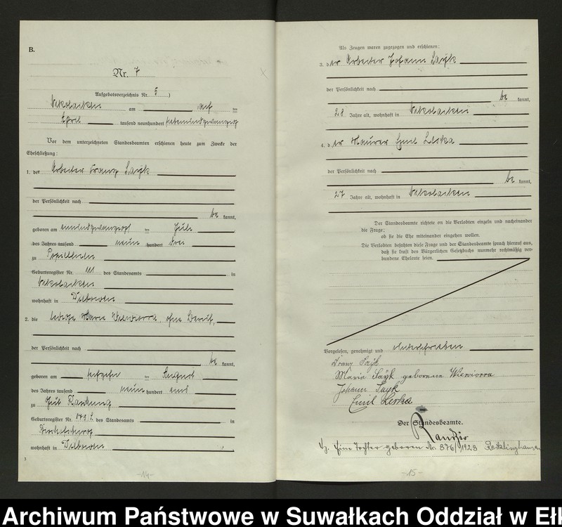 image.from.unit.number "Heirats=Haupt=Register des Königlichen Preussischen Standes-Amtes Nikolaiken Kreis Sensburg"
