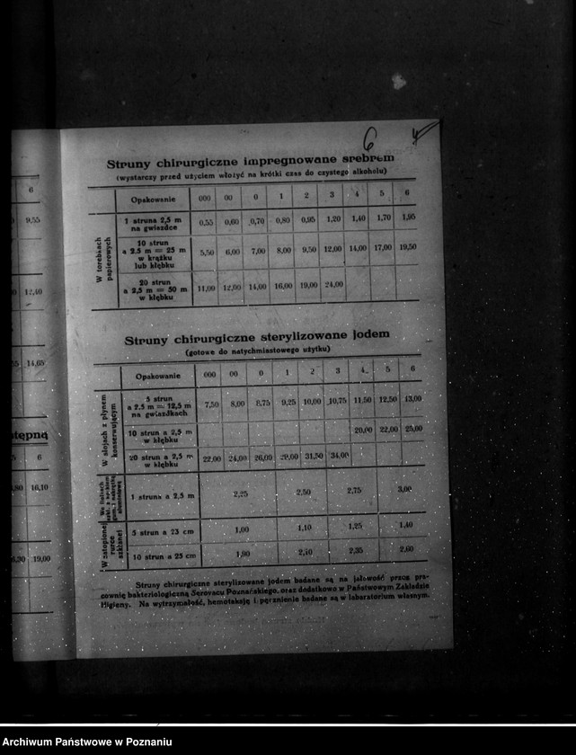Obraz 10 z jednostki "Kwestionariusz zakładu "Catgut" /wytwórnia strun chirurgicznych i technicznych/"