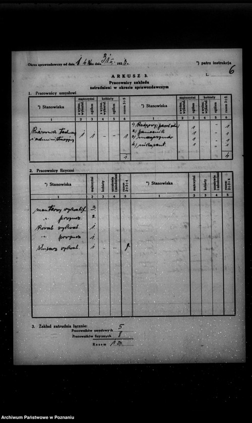 Obraz 10 z jednostki "Kwestionariusz Centrali elektrycznej Państwowego Przedsiębiorstwa Komunalnego w Chodzieży"