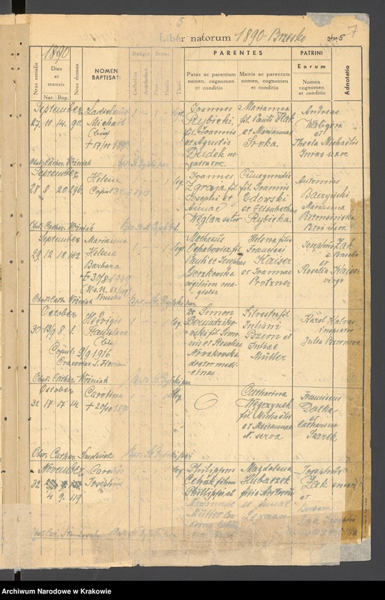 image.from.unit.number "Księga urodzeń - Brzesko"