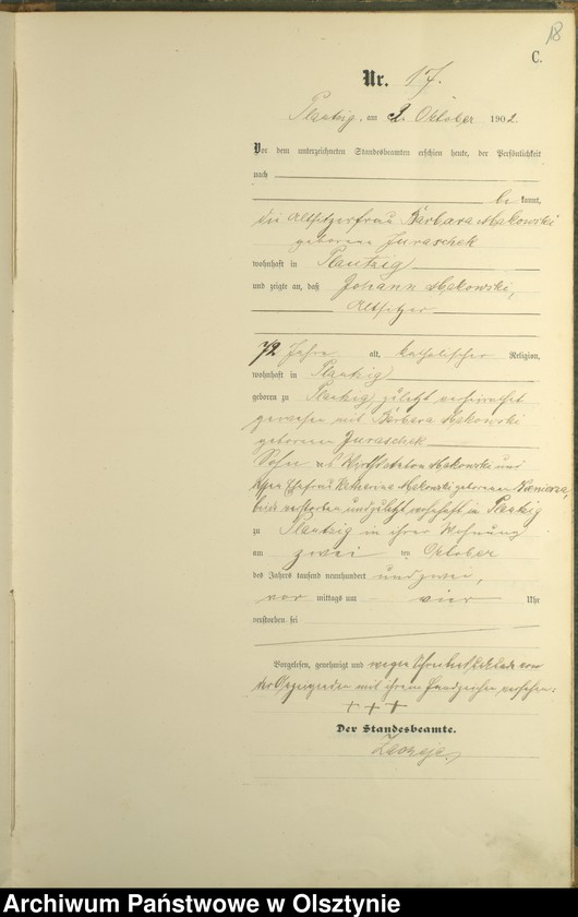 image.from.unit.number "Sterbe-Haupt-Register Nr 1 - 26"