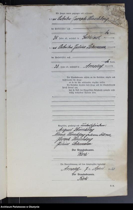 image.from.unit.number "Heirats Neben-Register Nr 1 - 20"